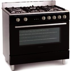 Montpellier MR90DFMK Single Cavity Duel Fuel Range Cooker in Black